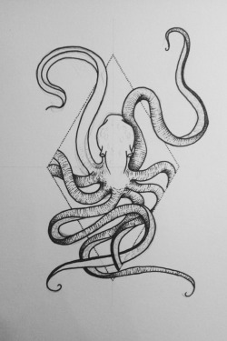 the-cryptic-chemist:  Adams octopus; in progress IG: dinosaurfreak97