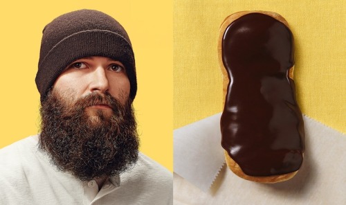 mymodernmet:  In this unique series called Donut Doubles, St. Louis-based photographer Brandon Voges