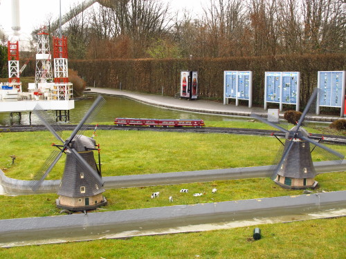 Mini Dutch windmills