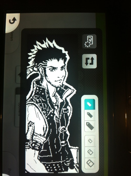 tesnuzzik:  Doodle of Dagran I made in Miiverse quite a while ago. (It is actually a redraw for practise and because I was bored I guess) Daaamnn I wanna make some fanart for the Last Story :U Exams need to be over soon…