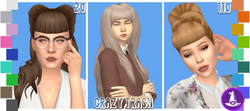 simthing-clever:Witching Hour Recolor Dump  UPDATED: 03/07/2022 ADDED TWH V2 SWATCHES  Defaults &