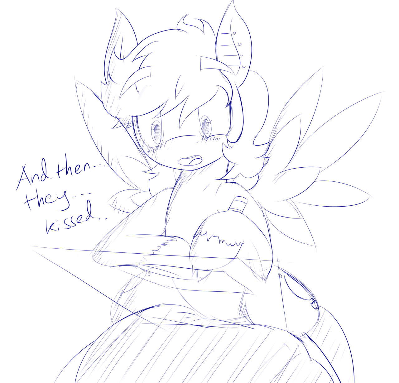 youobviouslyloveoctavia:  erthilo:  i sketched lenbow drawing otp cause reasons