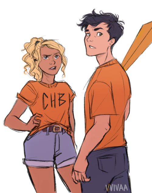 Percabeth redraw with 5 years improvement! 2020 (left) vs 2015 (right) instagram