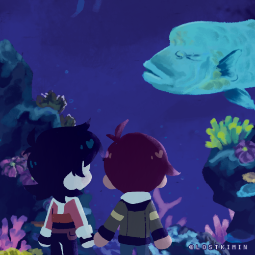 Heyyyy! It’s been a while here, uh? I bring you this old piece I drew for the @klance-ac-zine !Just 