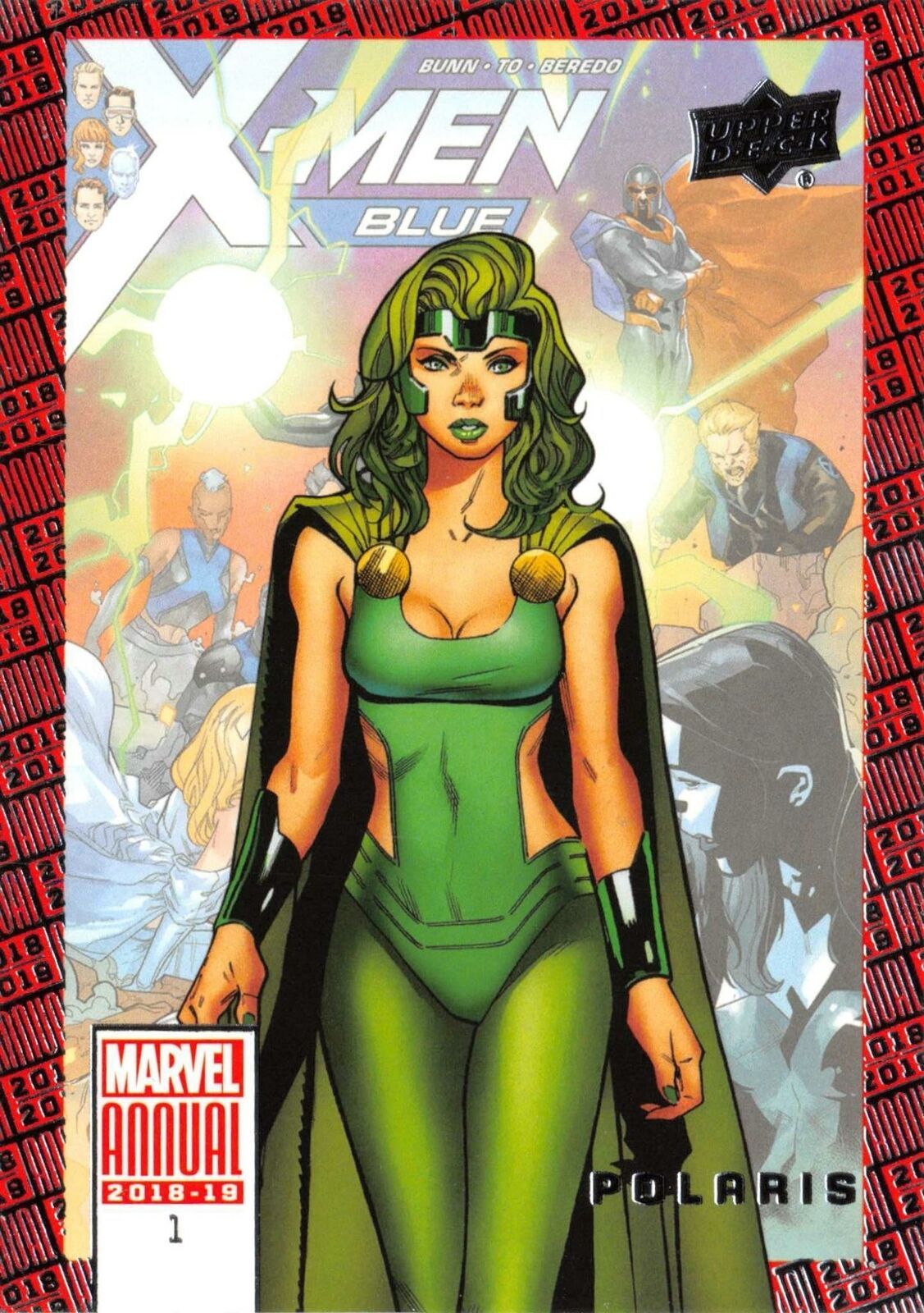 2019 2018 Upper Deck  Marvel Annual Comic Cover CC18 card