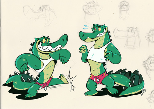 #drawthisinyourstyle is back?! Here’s my croc boi in croptop, Kroko <3 He’s shy but 