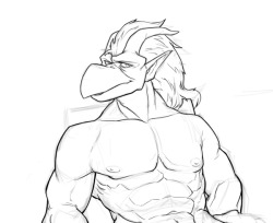 queerturtlethings:ingunnsara:Wip of a commission o.o *screams*  Damn it got hot in here