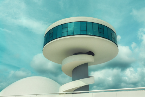 trefoiled: The Oscar Niemeyer International Cultural Centre, Spain architect: Oscar Niemeyer photo:&