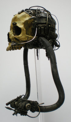 ubernoir:  servo skull, side by richardsymonsart  
