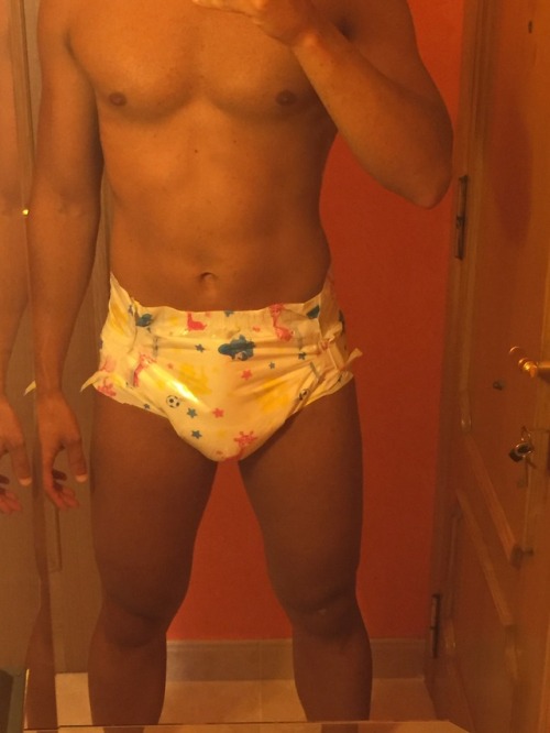 Porn Pics diaperbcn:Diapered at home ;) #diaper #dl