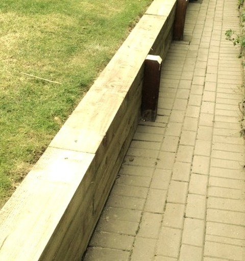 Retaining Walls - Rustic LandscapeIdeas For A Summertime Rustic Mid-sized Backyard Retaining Wall Landscape.