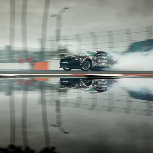 mustangfanclub: @justinpawlak13 dialing in his @roushperformance powered #S550 at #FDLB! Can’t