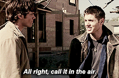 out-in-the-open:  Best Winchester Brotherly Bonding Scenes  Dean can be a very typical