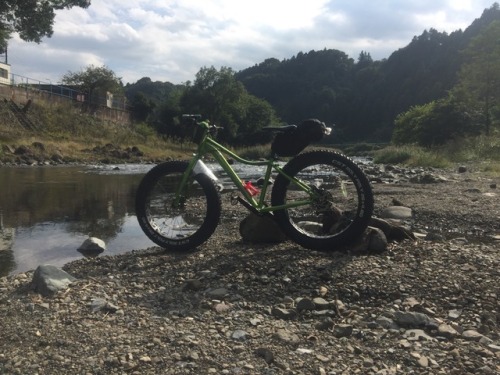 japanteacher:Fat bike ride to Miyagase dam, Kanagawa, Japan