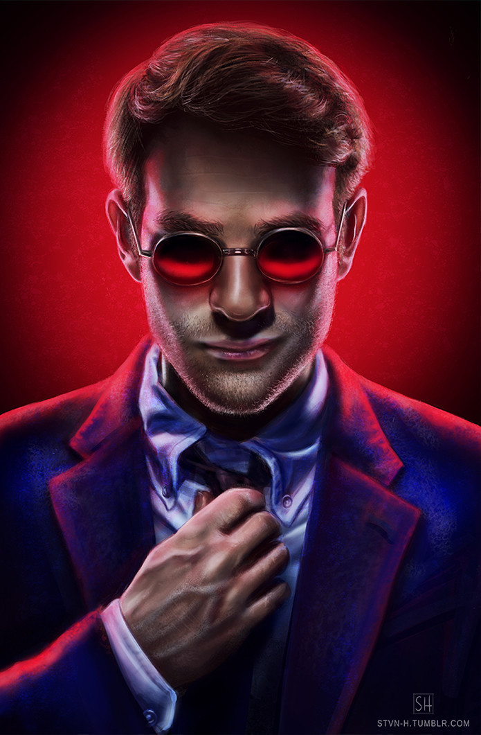 league-of-extraordinarycomics:Matt Murdock by Steven Herbers