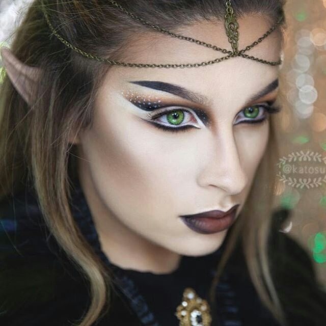Ber Does Beauty on Tumblr: Dark elf makeup by #katosu Regram from  #anastasiabeverlyhills #makeup #bblogger #beauty #mua #sfx #Halloween #elf  #cosplay