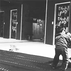  yongguk wrestling with kids ♥   