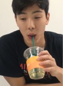 fyi-memestax:  Meet Monsta X, guys who meme with cups