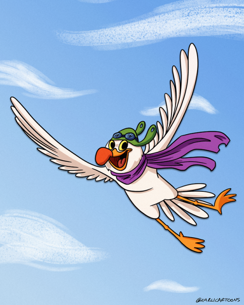 Here’s my entry for @calmoray ‘s #sidekicks collab, Orville from Rescuers Down Under!! I wanted it t