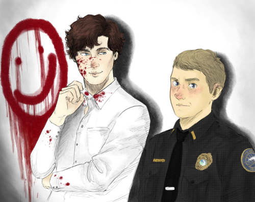 the-science-of-blogging:For the Let’s Draw Sherlock project- Dexter styleee~I’ve always found Dexter