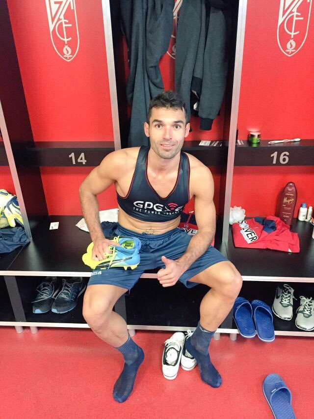 sockjocksneakerguy:Sweaty socks and feet after a rugby game in the changing room. 