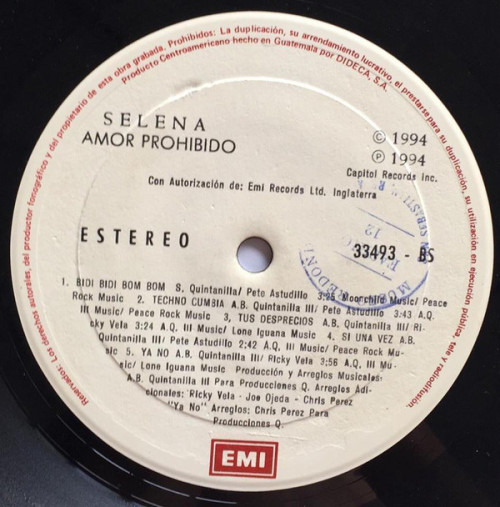 pendejx: Amor Prohibido / Vinyl / 1994 / Guatemala 