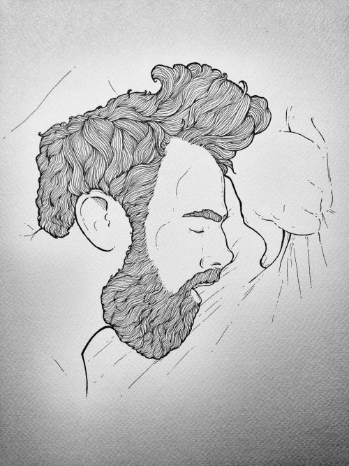 hairlesswookiee:  Matthew (re-work, Fabriano paper).