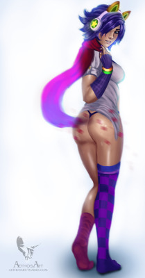 aethosart:  Arcade Ahri 4 Commission info,  - Gumroad 