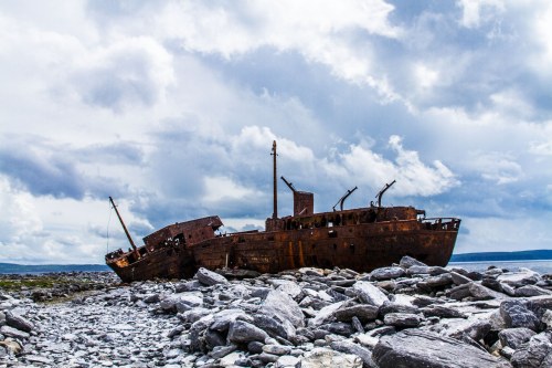 Rugged Inisheer Island, Ireland