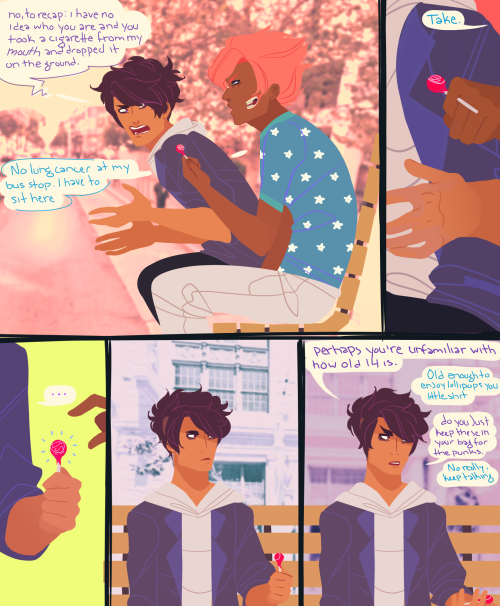 Ballhead! First Meeting: Jordan &amp; Frankie, pages 1-2 a personal project to get in the hang of ho