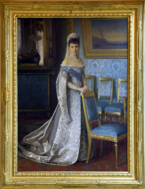 Russian Empress Maria Feodorovna by Emil Wiesel, 1905
