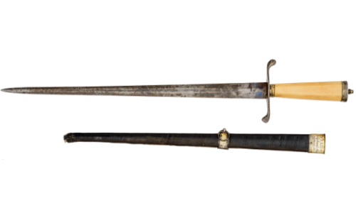 American naval dirk by William Read of Portsmouth, 19th century.from Cowan’s Auctions