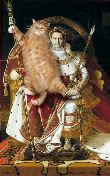 fatcatartru:
“ Cats are true Emperors of the Universe! Jean Auguste Dominique Ingres, Napoleon I as the Imperial Throne for the Cat http://fatcatart.ru/2014/09/cats-are-the-emperors-of-the-universe/?lang=en
”