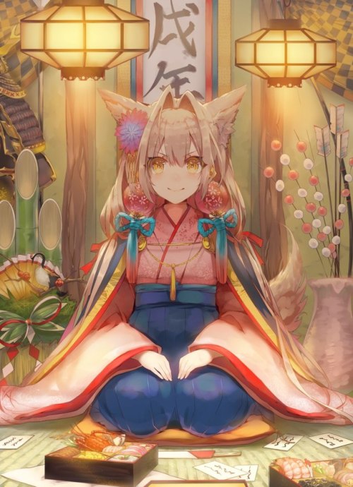 Cute Neko art :3