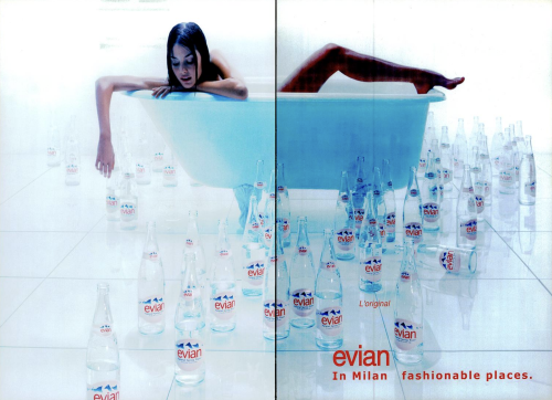 adarchives:Evian in Vogue It, March 2000