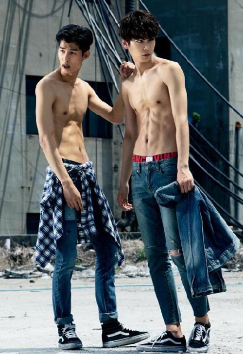 skawngur:  heat of denim photographed by sun woong yoon