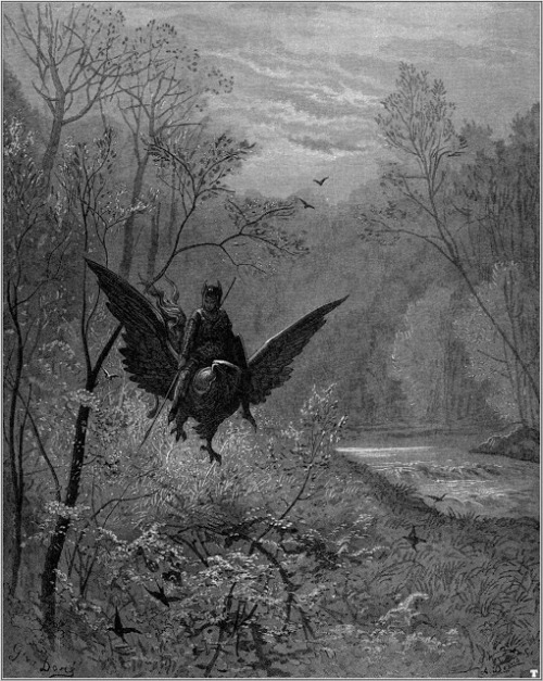 brillantbrouillard:  thyfadingmoon:  Gustave Doré  Born January 6, 1832 and died January 23, 1883, Gustave Doré was a French artist, engraver, illustrator and sculptor but he worked primarily with wood engraving and steel engraving.  He was