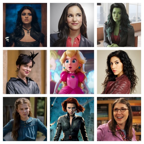 moonstruck-stormy:improbablecarny:collage of female characters that people have used to “prove” that there are too many masc women in media   