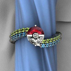 dahbahtman:  Geek Engagement Rings Pt.3 Pokemon