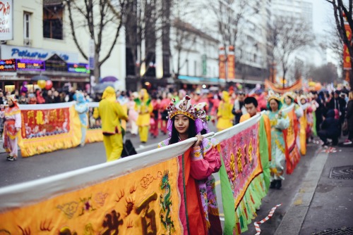 478. Lunar New Year Parade in Paris - France, Feb 14 2016.