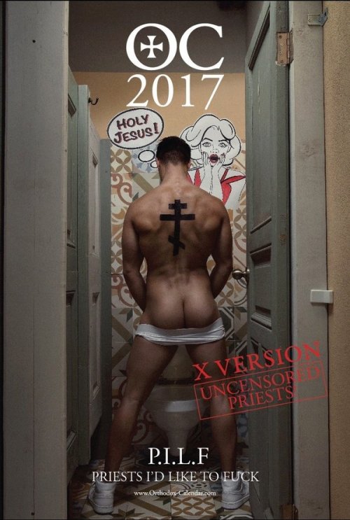 sprinkledpeen:   Orthodox Calendar 2017 - Priests I’d Like To Fuck (uncensored version … unfortunately also low-res photos)  Source: Orthodox-Calendar.com  
