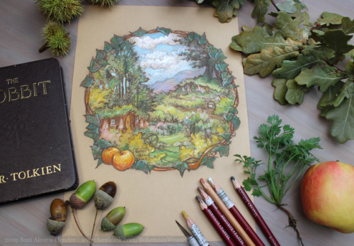 Today is Hobbit Day! (Sep 22nd) the shared birthday of Bilbo &amp; Frodo Baggins, so finished th