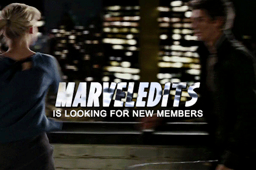 Welcome to MARVELEDITS, a blog dedicated to the Marvel Universe, films, comics, tv shows alike! Our goal is to provide you guys with news, updates, edits and everything Marvel-related!
WE ARE CURRENTLY LOOKING FOR NEW MEMBERS AND ADMINS!
If you’d like to join us, please fill out the form below and submit it to us! Any or all reblogs would be greatly appreciated, if you have any questions, don’t hesitate to ask us!*If you applied in the last year and never heard back from us, please reapply if youre still interested! Our only active admin was away from Tumblr so we didnt see it.Membership application:Your nameLink to your edits/gifsHow often you’d be able to post original contentOther sideblogs that you’re a part ofWhy you’d like to join us #marveledit#filmedit#tvedit#movieedit #had to repost because i edited the post from mobile so the format got messed up lol