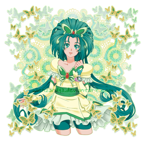 Yes! Pretty Cure 5 - Cure Mint[an old stuff] the last installment of this illustration series but we