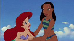 mostlydisneyfemslash:  Ariel x Naniwith two happy ending options– mermaid and human
