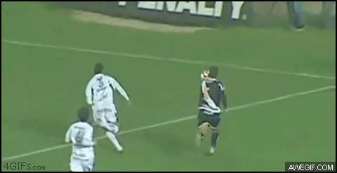 Dude… I could SWEAR.. the guy did that on purpose…. that little half step before he hit him looks like he was aiming carefully…