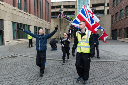 Yesterday I had the displeasure of photographing the neo-nazi ‘White Man March’ in Newcastle. The ri