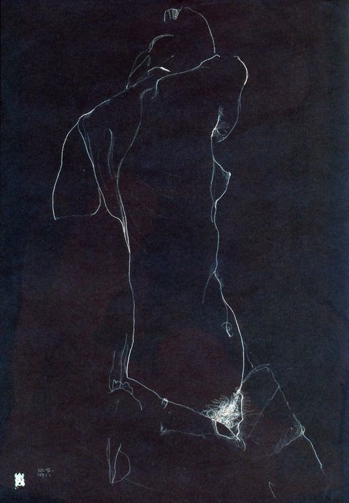 felixinclusis:tomb999999: Egon Schiele reverse [see original here]