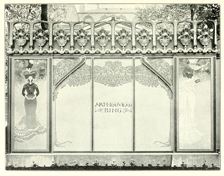 hideback:Art Nouveau Pavilion at the Exposition Universelle of Paris, 1900 Siegfried Bing (aka Samue