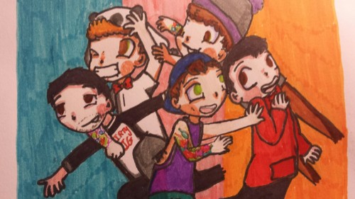 Janoskians Fanart Hand Drawn. Will Probs Make A Computer Version Later
